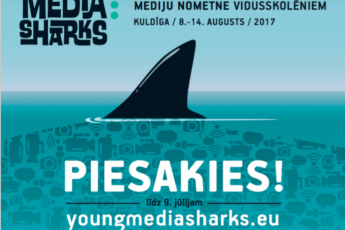 Aicinām pieteikties starptautiskajai mediju nometnei «Young Media Sharks»