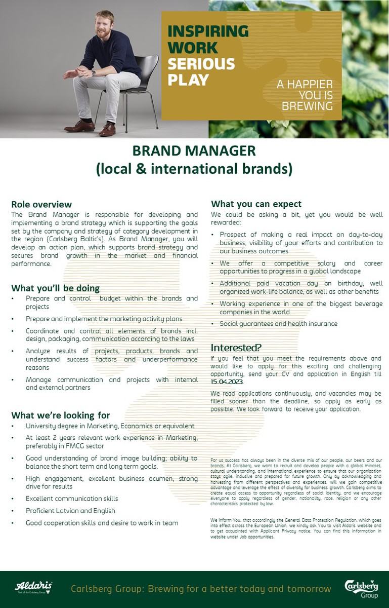 BRAND MANAGER