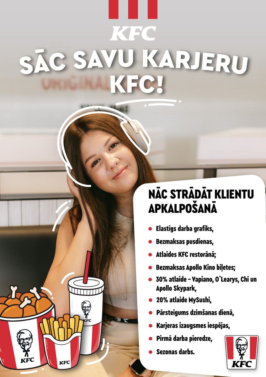 KFC - kasieris ( T/C Akropole Alfa)